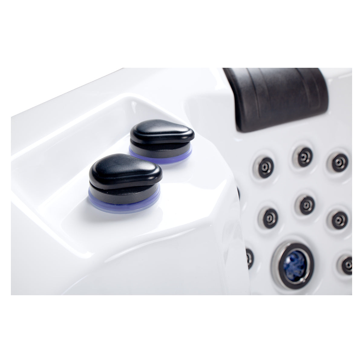 Wellis Wibe Matrix Cinema 5 places Ice White — détail du spa