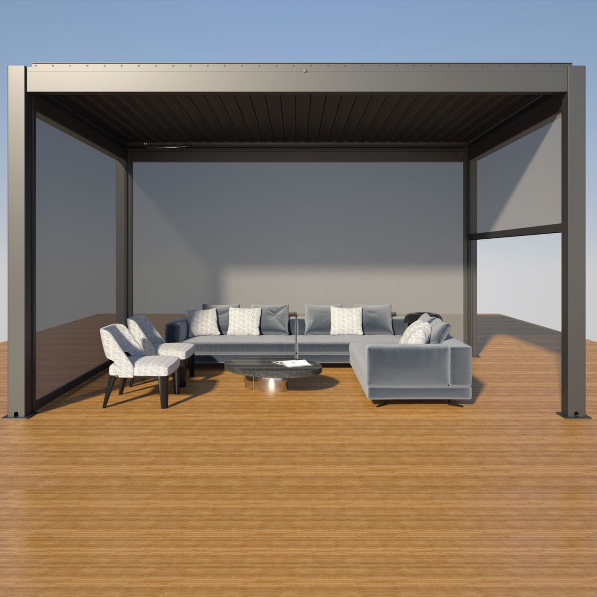 Pergola Bioclimatique 3x4 mètres