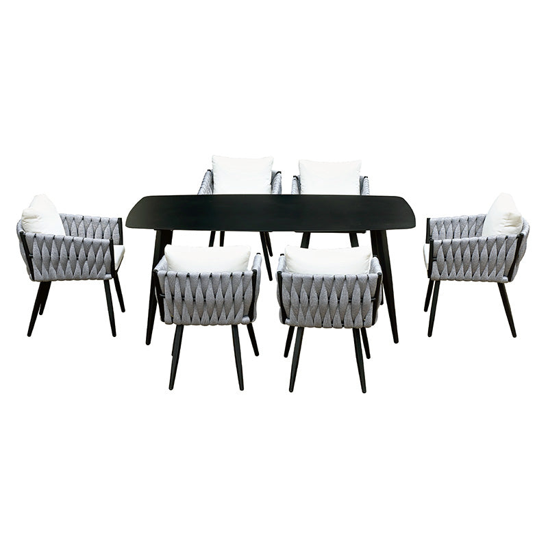 Ensemble Table de jardin Suprême - 6 personnes