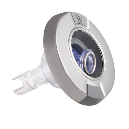 Buse de spa Wellis 8,5 cm à jet rotatif, façade transparente