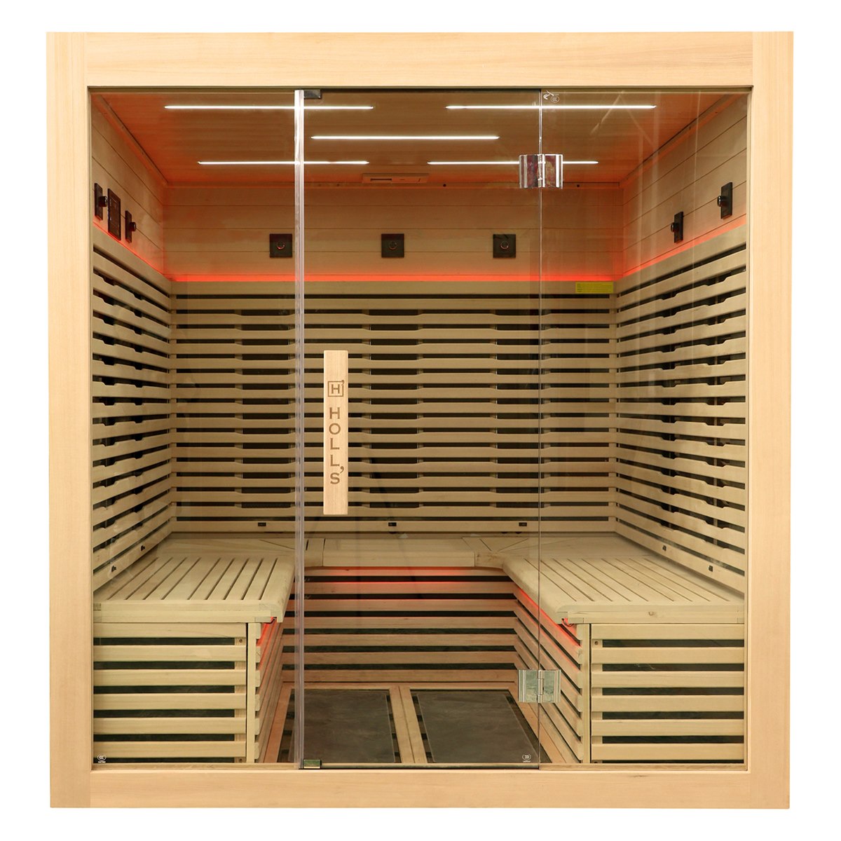 Holl's Canopée 6 places – grande cabine infrarouge à banc en U