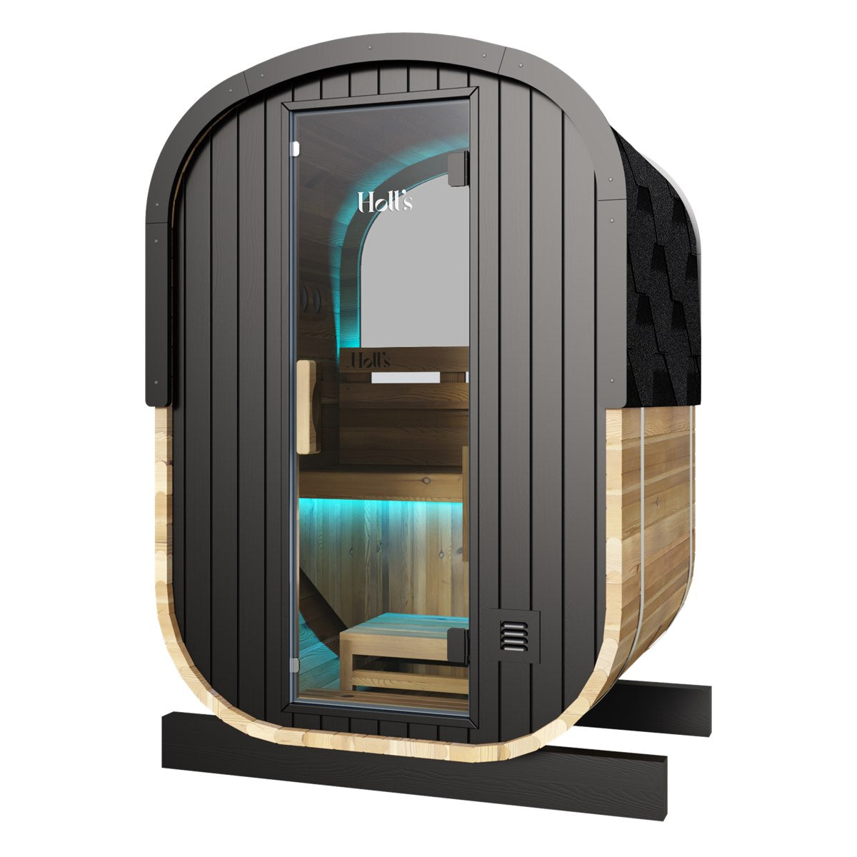 Holl's Cocoon 130 – Sauna de terrasse compact 2 places