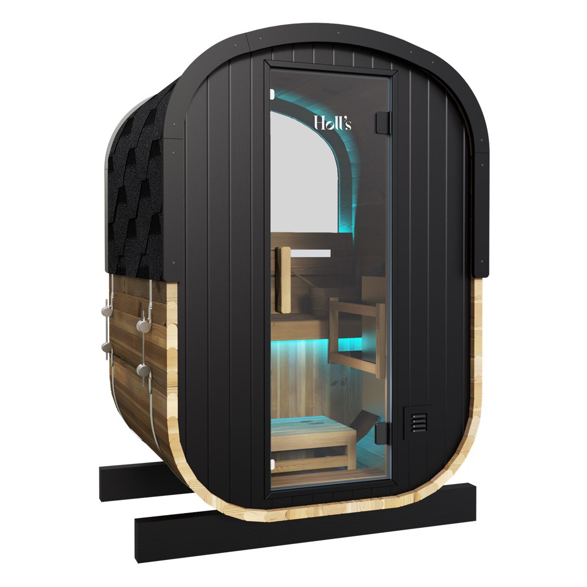 Sauna de terrasse compact 2 places – Holl's Cocoon 130