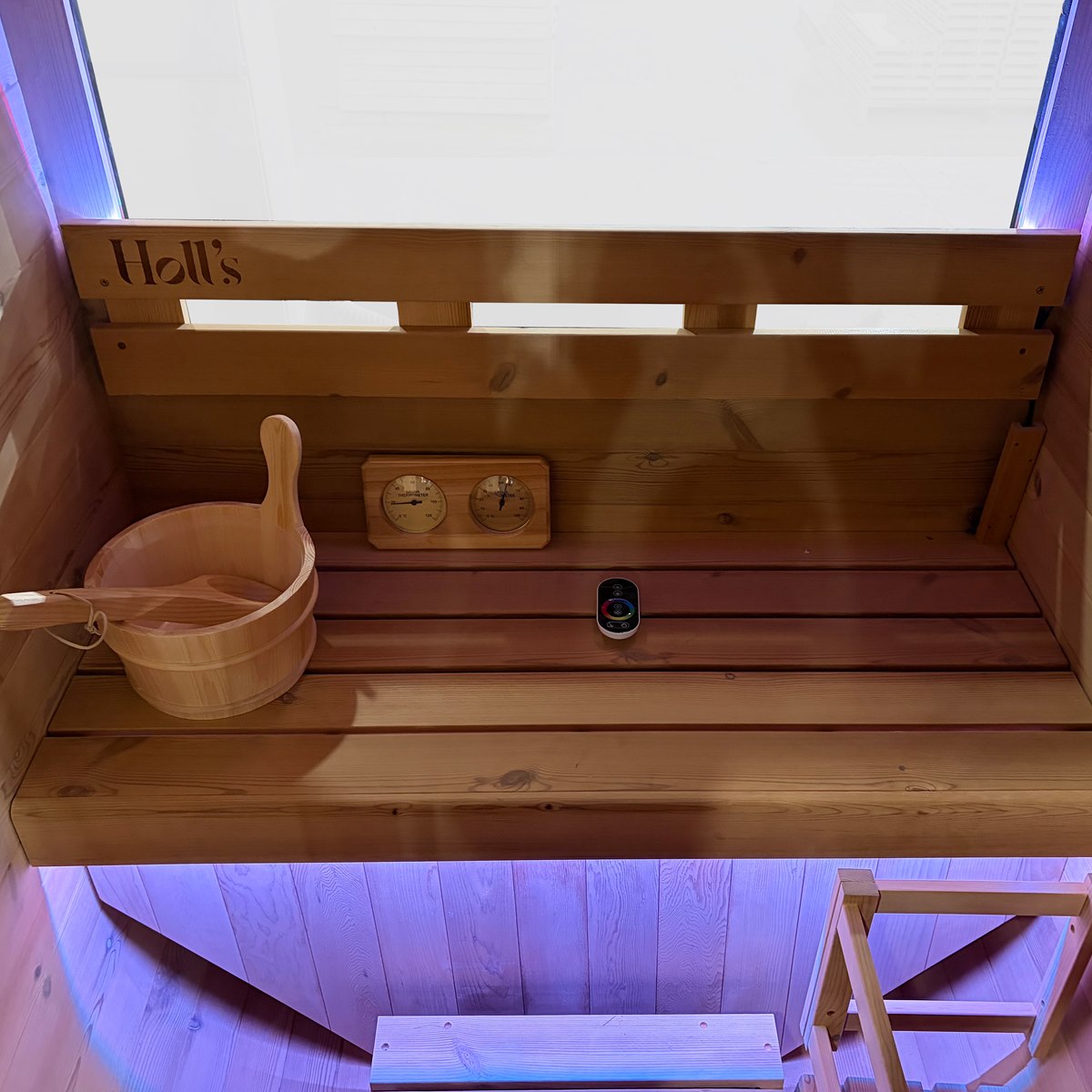 Sauna de terrasse compact 2 places – Holl's Cocoon 130