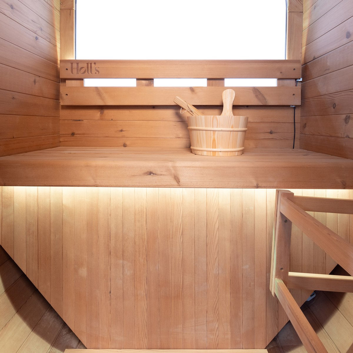 Sauna de terrasse compact 2 places – Holl's Cocoon 130