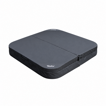 Couverture de spa Wellis BlackTex carrée à coins arrondis