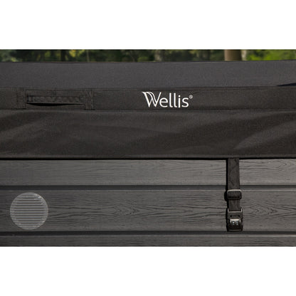 Couverture de spa Wellis BlackTex - détail finition