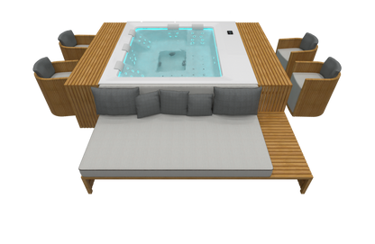 Spa Wellis Dabassy Edge Premier - Spa à débordement