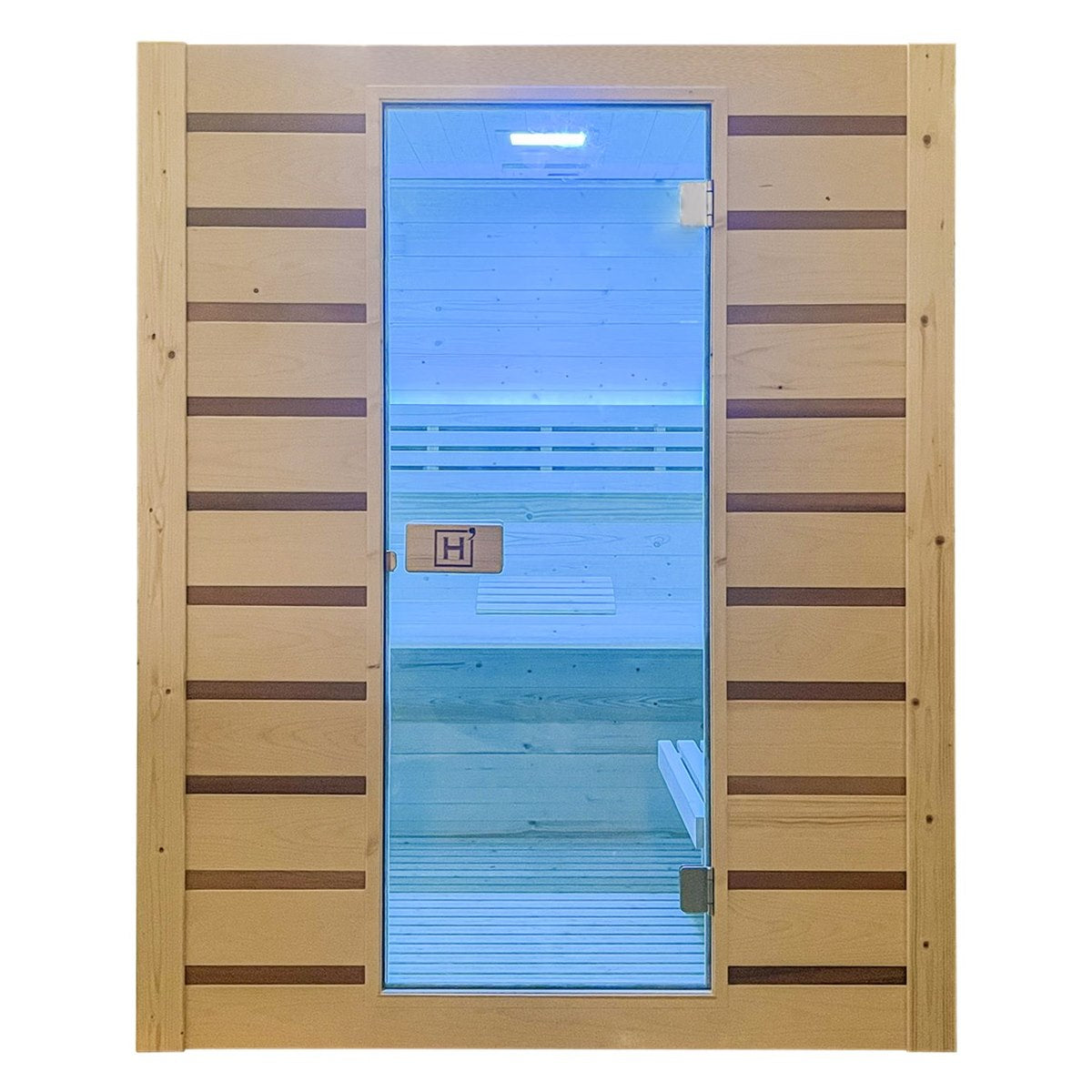 Sauna traditionnel compact à isolation renforcée – Holl's Eccolo 2 places
