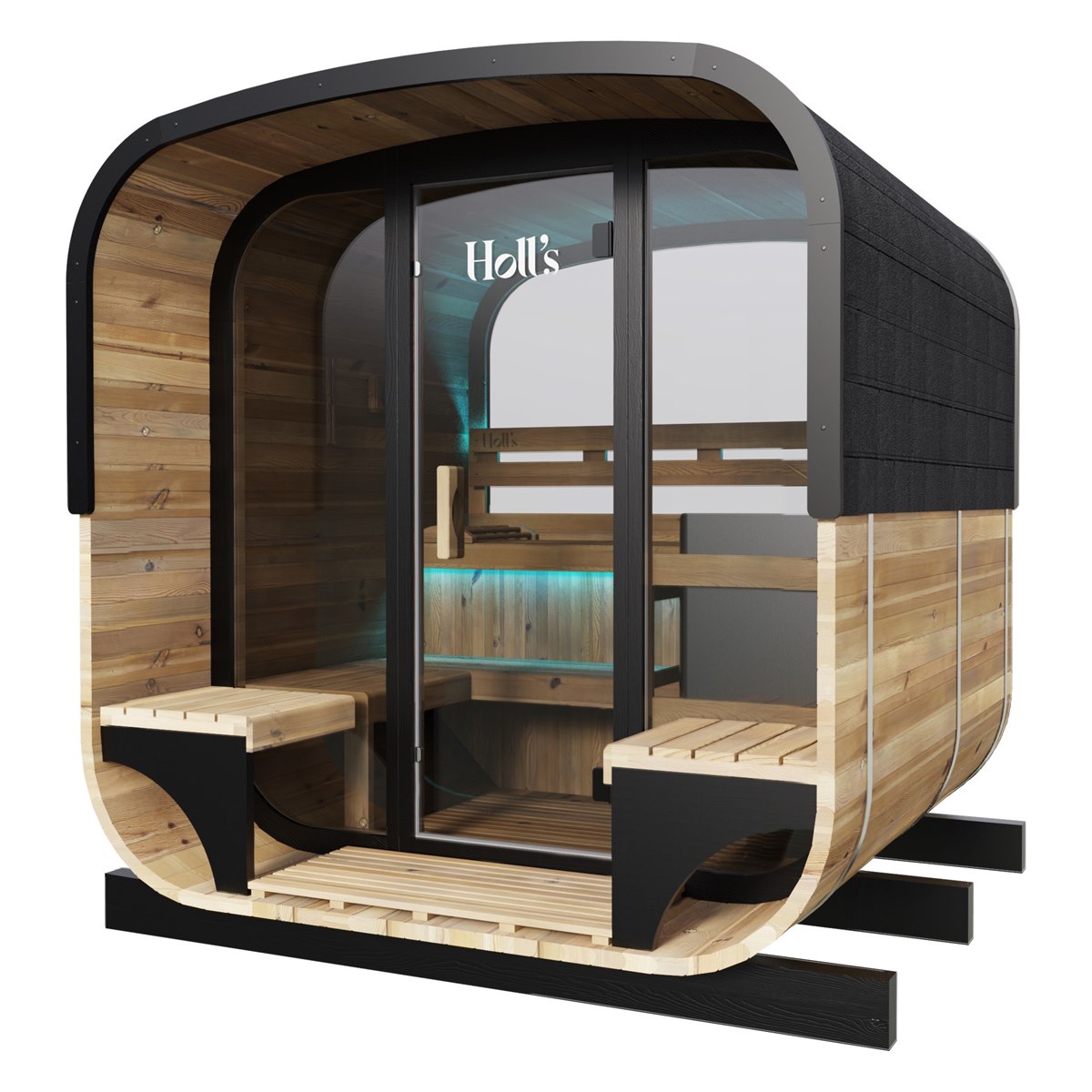 Sauna Lounge à terrasse intégrée – Holl's Hestia Lounge 210