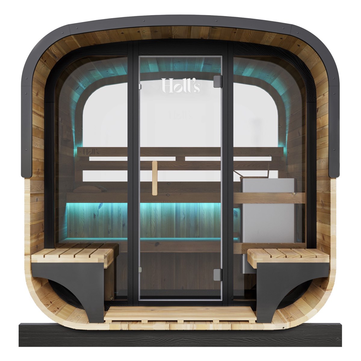 Sauna Lounge à terrasse intégrée – Holl's Hestia Lounge 210