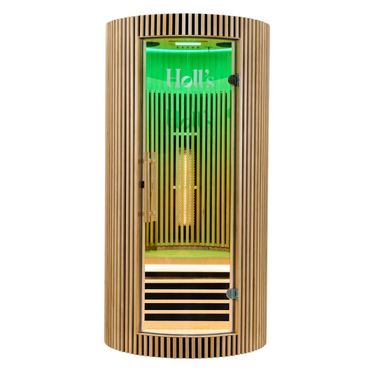 Sauna infrarouge circulaire individuel – Holl's Moon 1 place