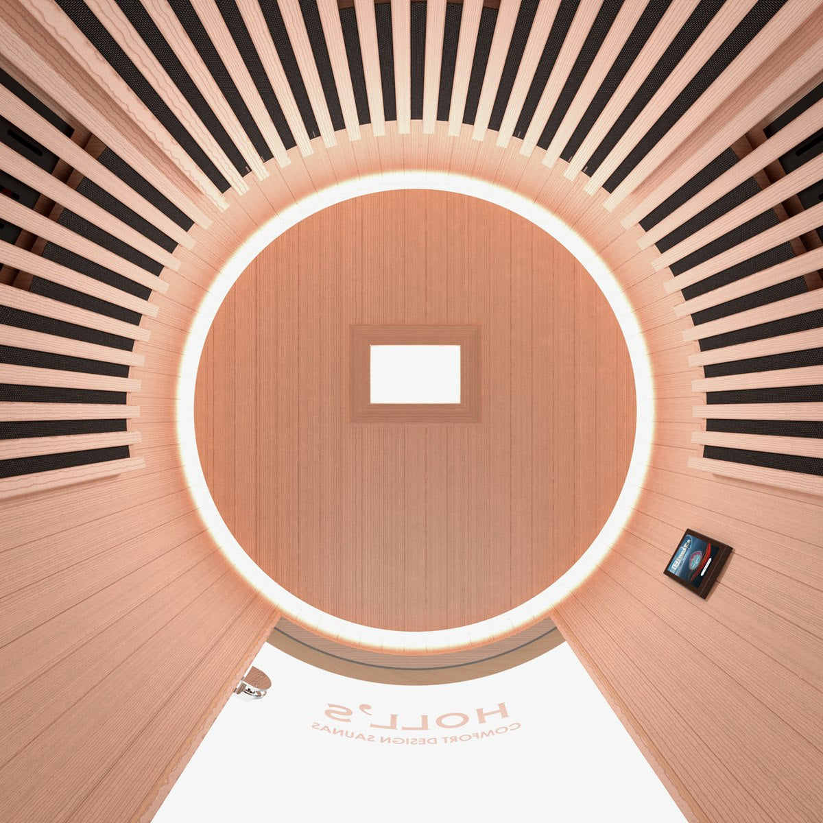 Sauna infrarouge circulaire individuel – Holl's Moon 1 place