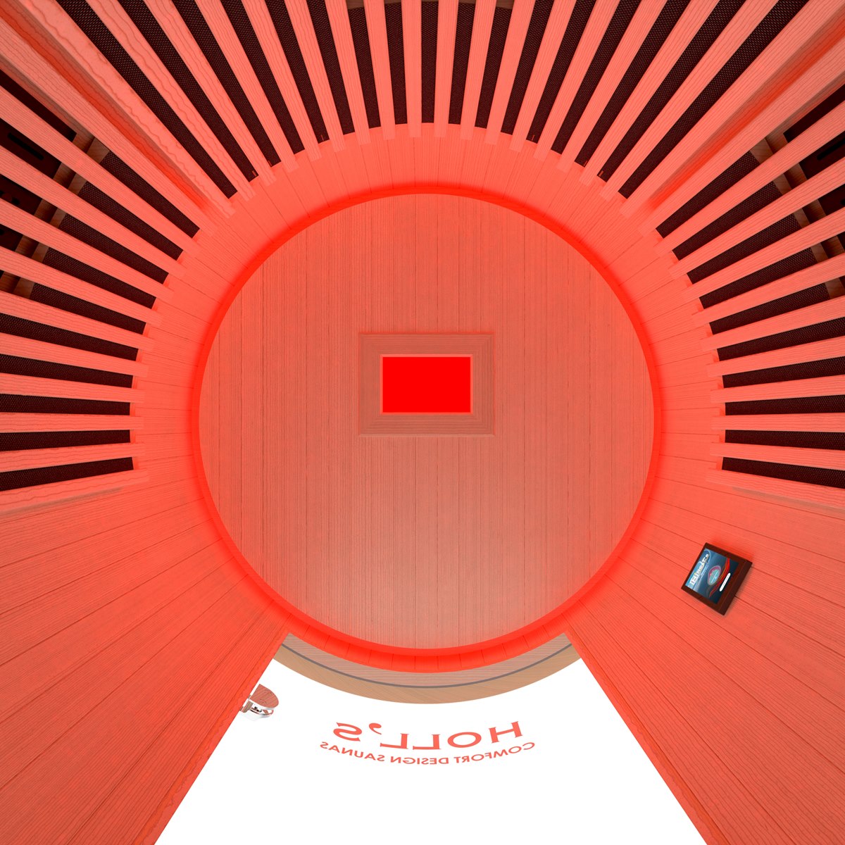 Sauna infrarouge circulaire individuel – Holl's Moon 1 place