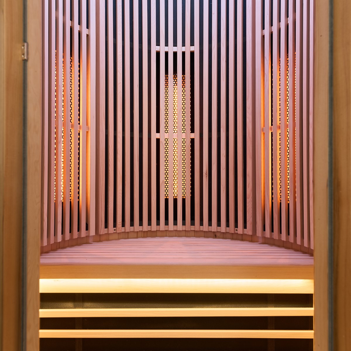Sauna infrarouge circulaire individuel – Holl's Moon 1 place
