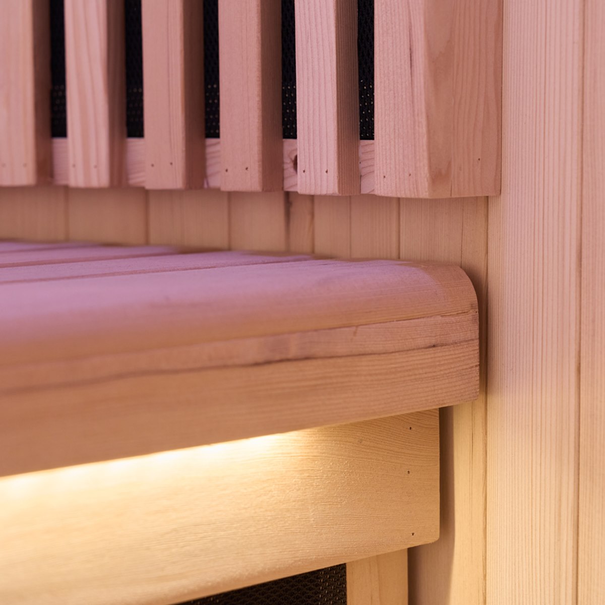 Sauna infrarouge design au format circulaire – Holl's Moon 2 places