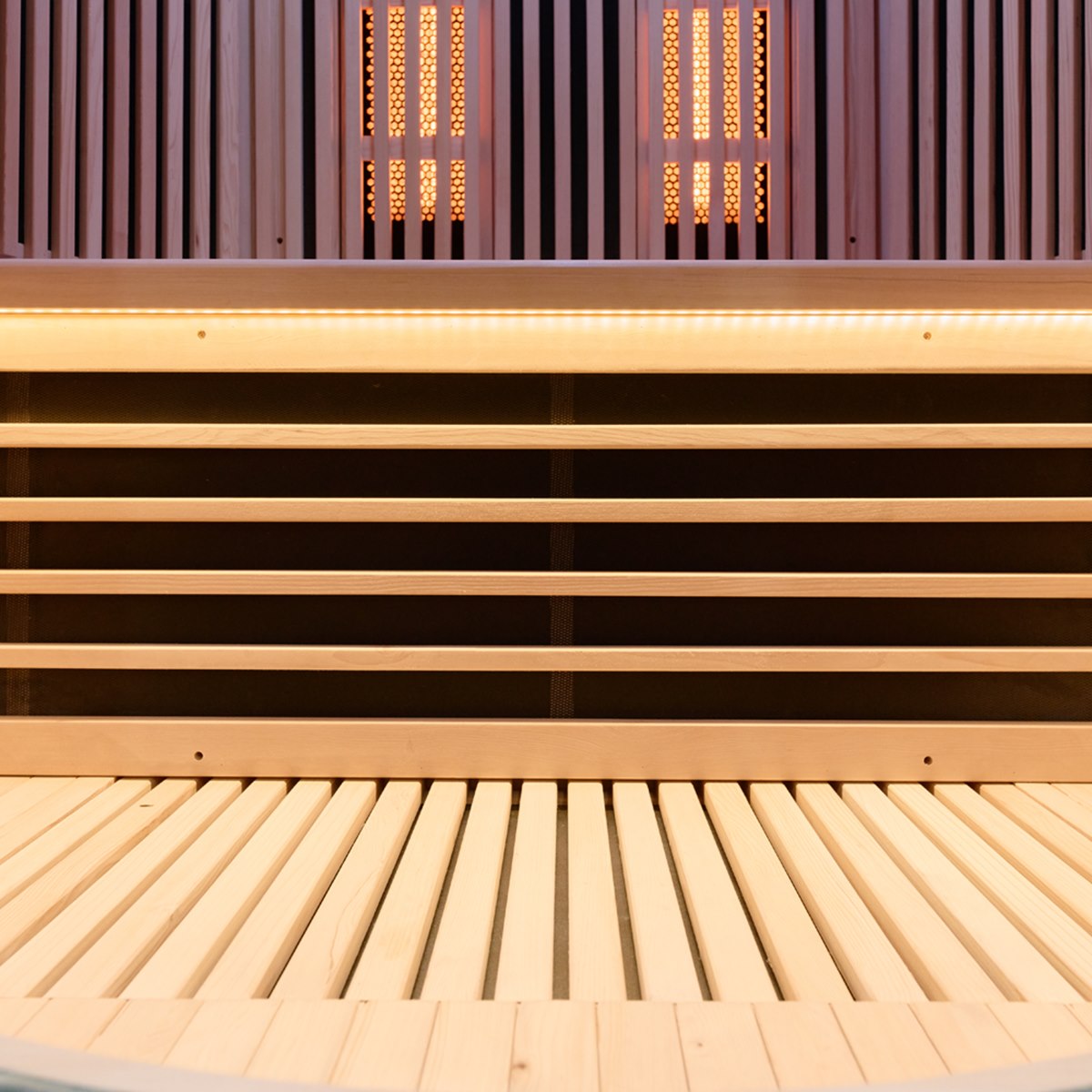 Sauna infrarouge design au format circulaire – Holl's Moon 2 places