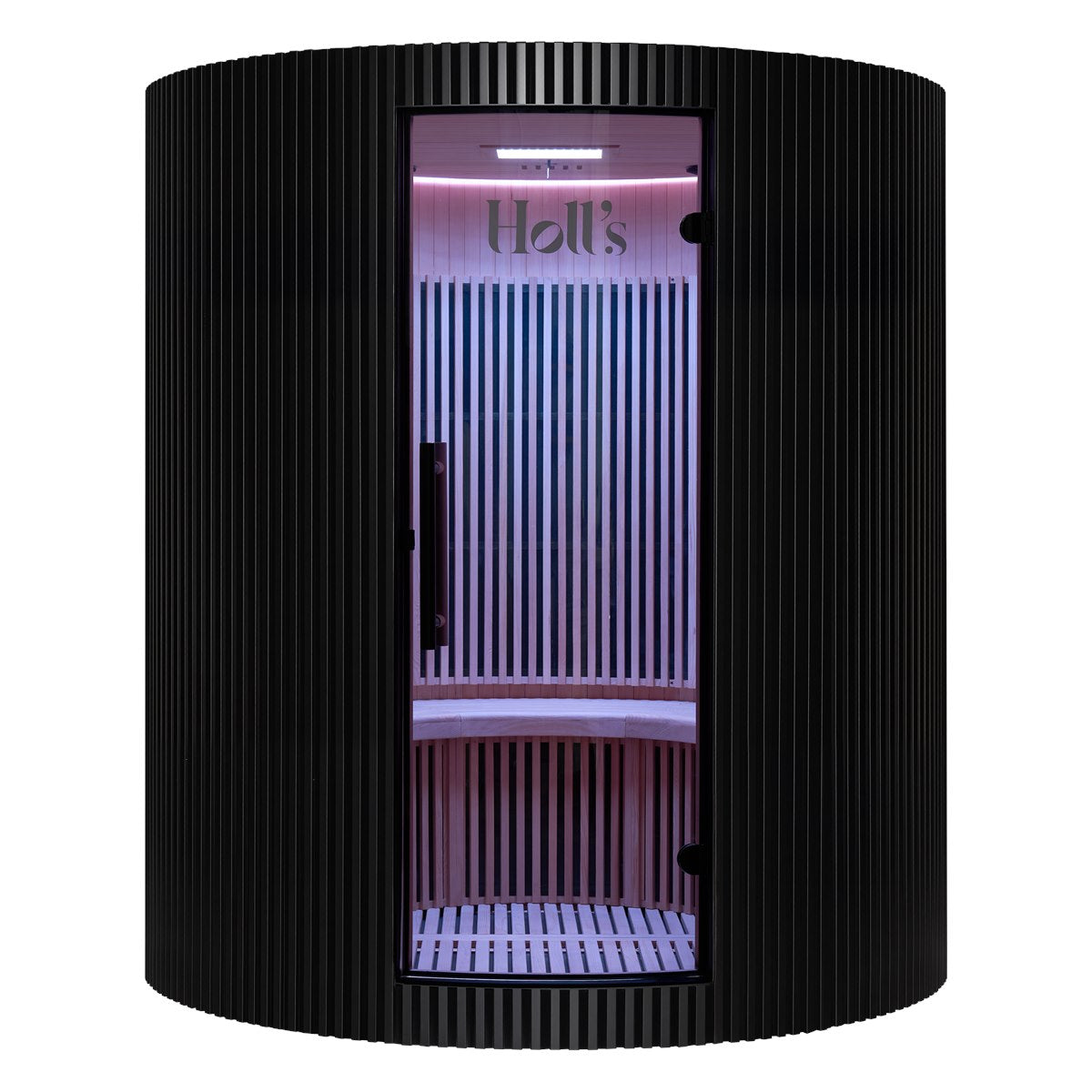 Grand sauna infrarouge circulaire à partager – Holl's Moon 4 places