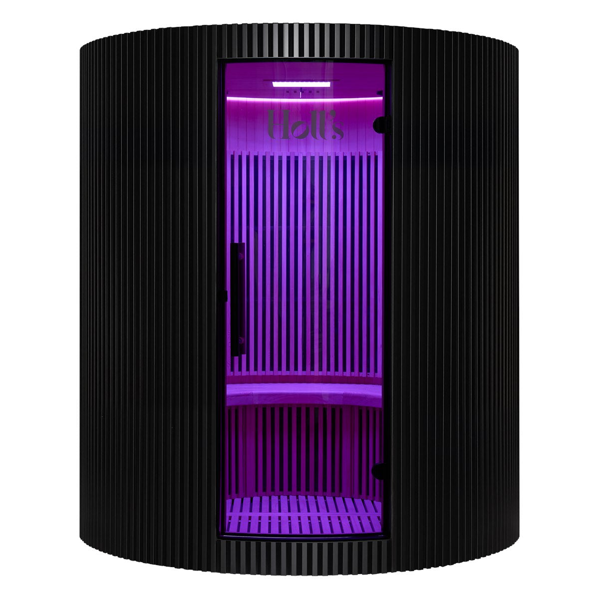 Grand sauna infrarouge circulaire à partager – Holl's Moon 4 places