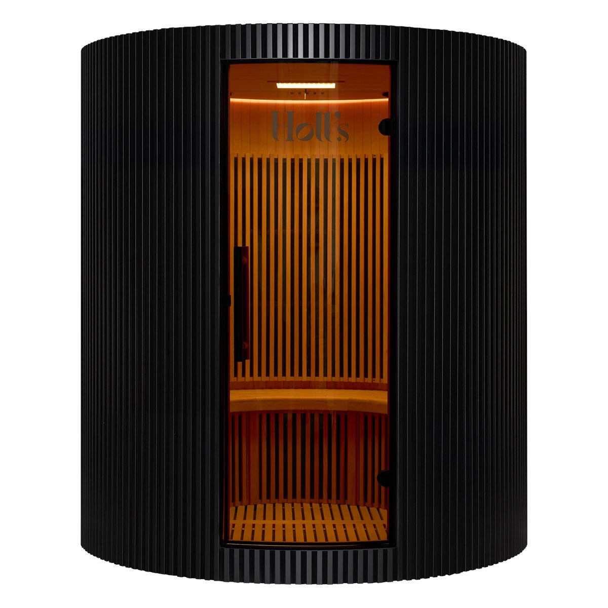Grand sauna infrarouge circulaire à partager – Holl's Moon 4 places