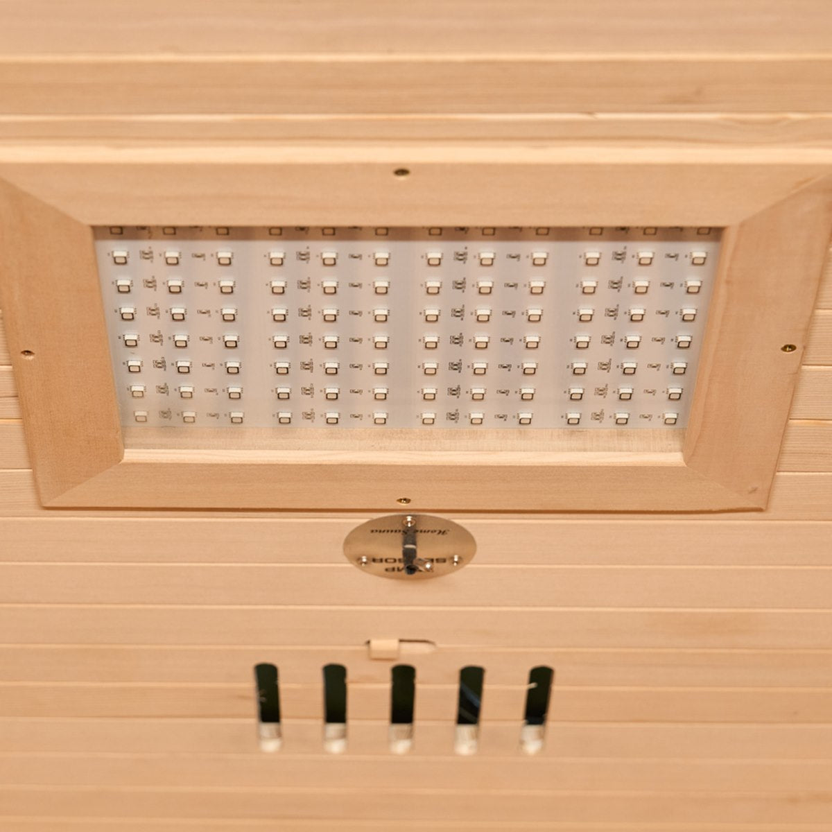 Grand sauna infrarouge circulaire à partager – Holl's Moon 4 places