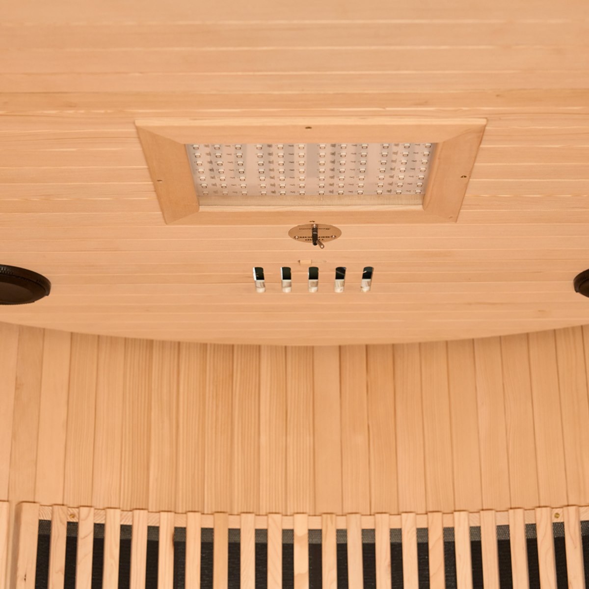 Grand sauna infrarouge circulaire à partager – Holl's Moon 4 places