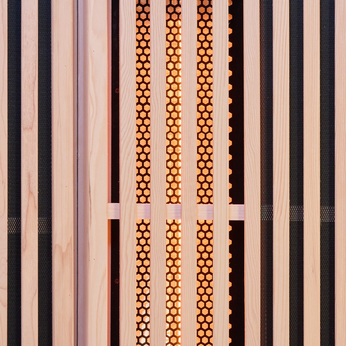 Grand sauna infrarouge circulaire à partager – Holl's Moon 4 places