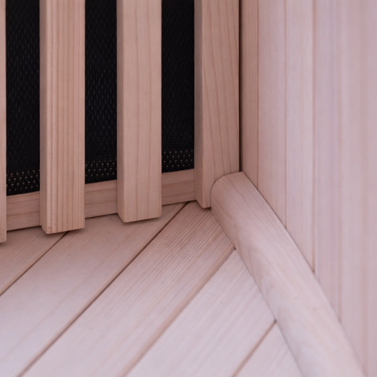 Grand sauna infrarouge circulaire à partager – Holl's Moon 4 places