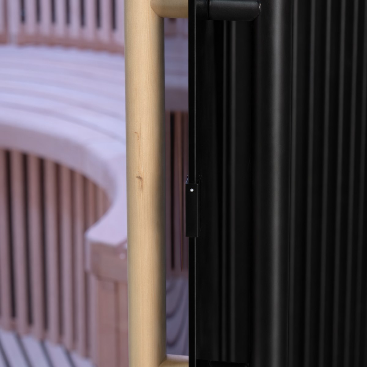 Grand sauna infrarouge circulaire à partager – Holl's Moon 4 places