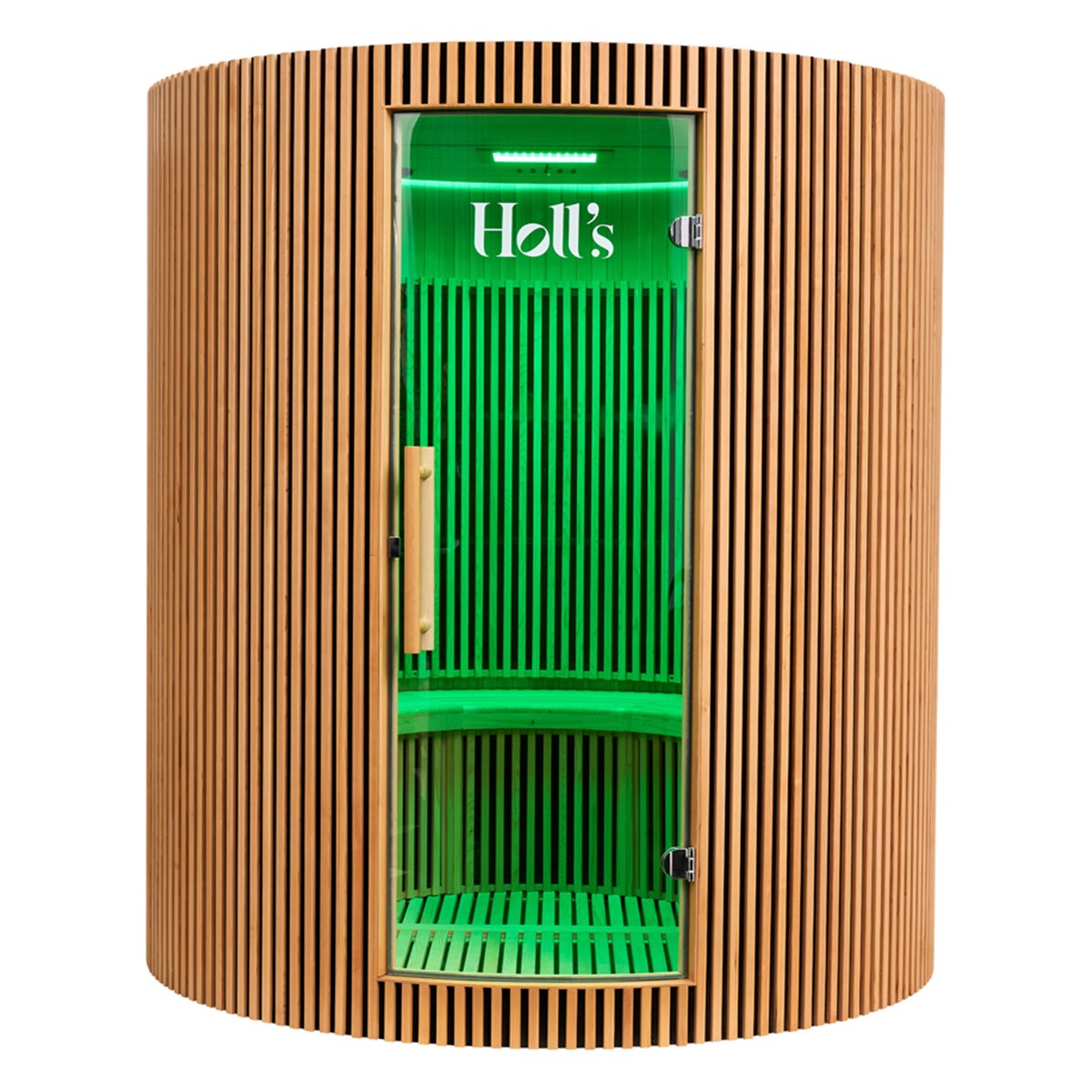Grand sauna infrarouge circulaire à partager – Holl's Moon 4 places