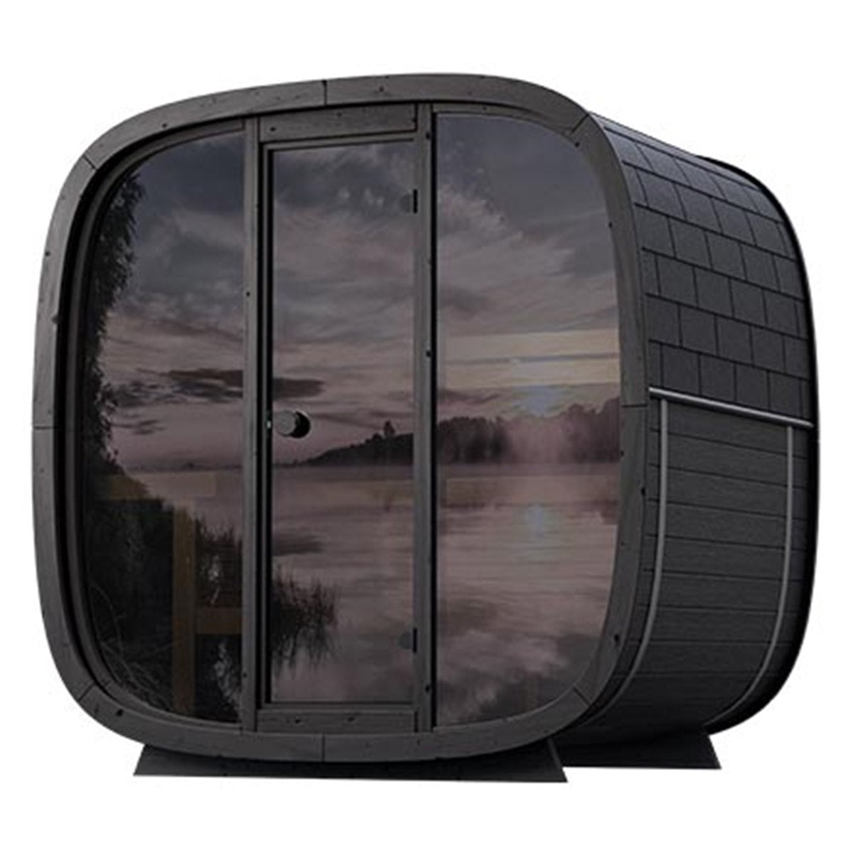 Holl's Onyxia Cube Thermowood – Sauna de jardin 4 places