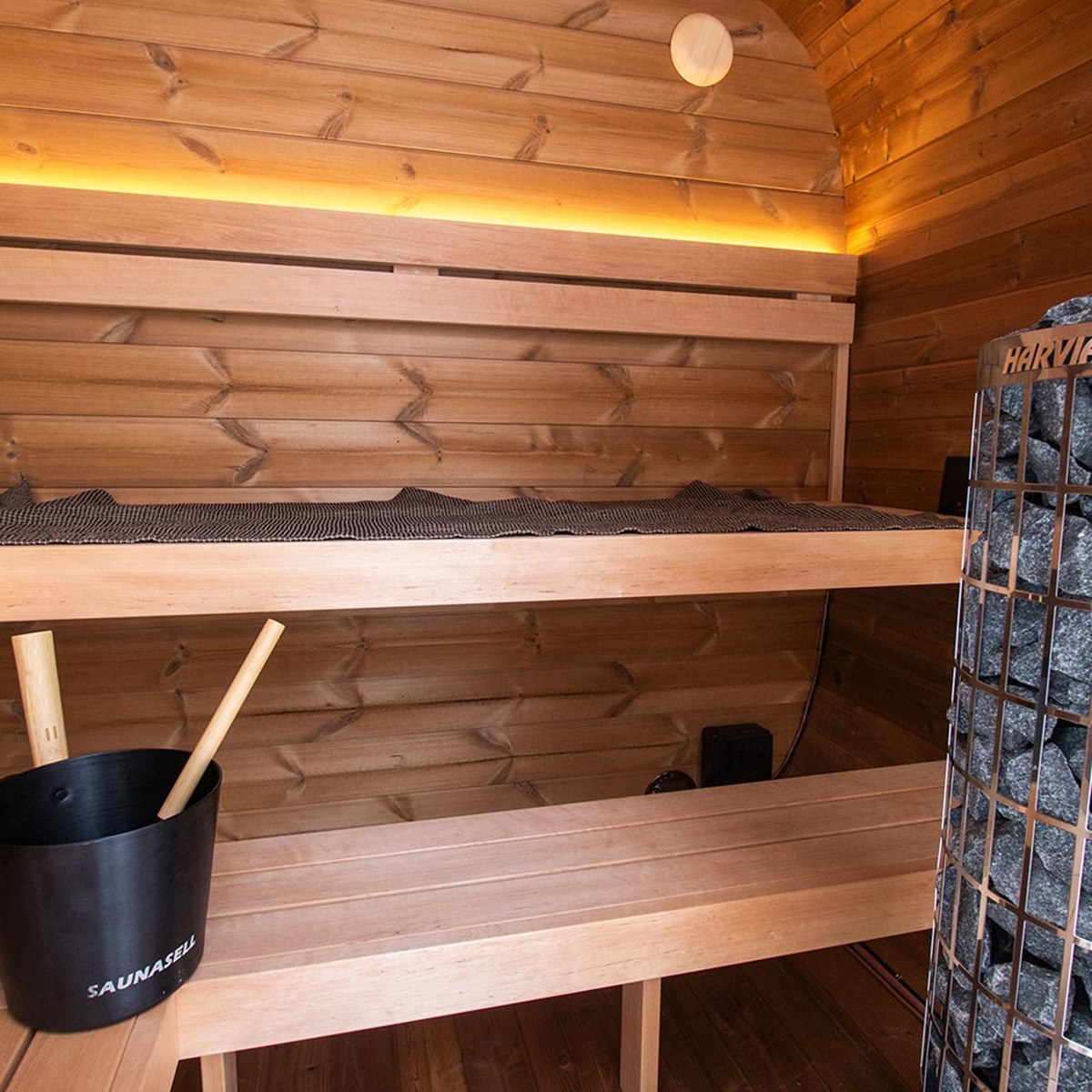 Sauna de jardin 4 places – Holl's Onyxia Cube Thermowood