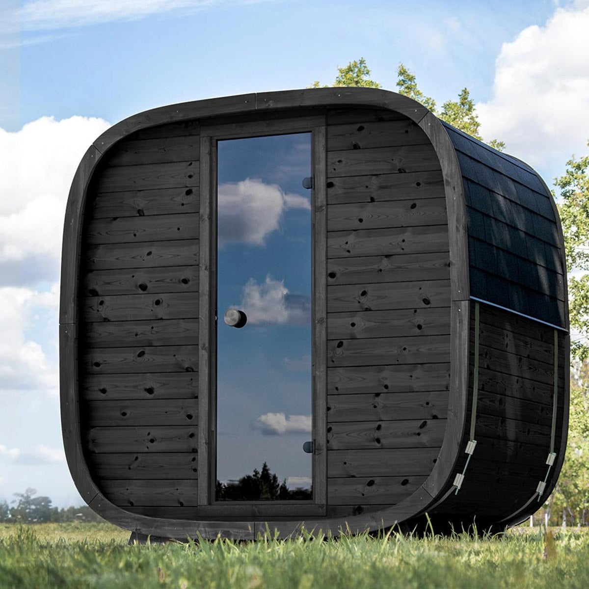 Sauna de jardin 4 places – Holl's Onyxia Cube Thermowood