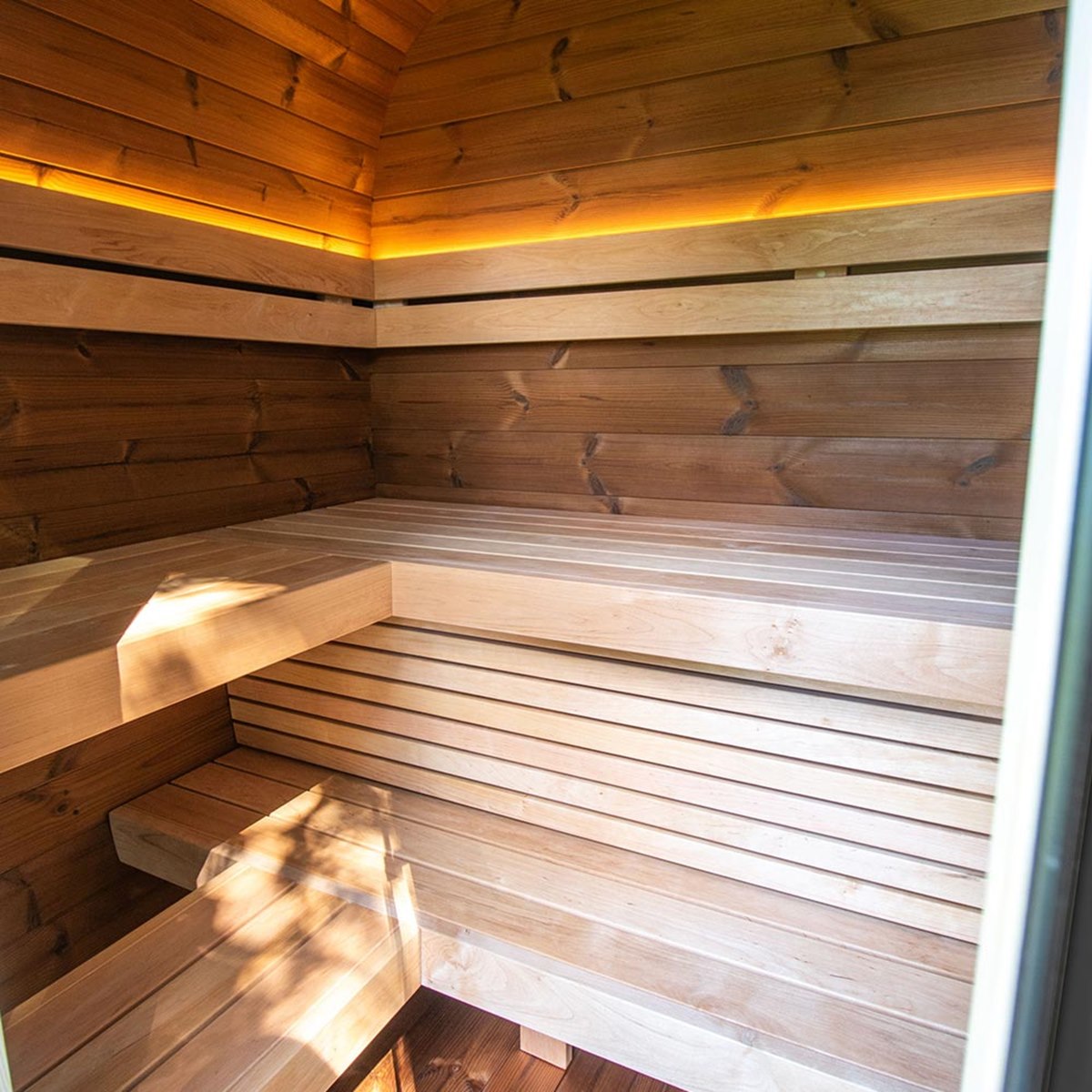 Sauna de jardin 4 places – Holl's Onyxia Cube Thermowood