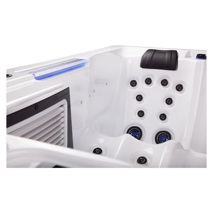 Wellis Wibe Atlantis Cinema 5 places Ice White — détail du spa