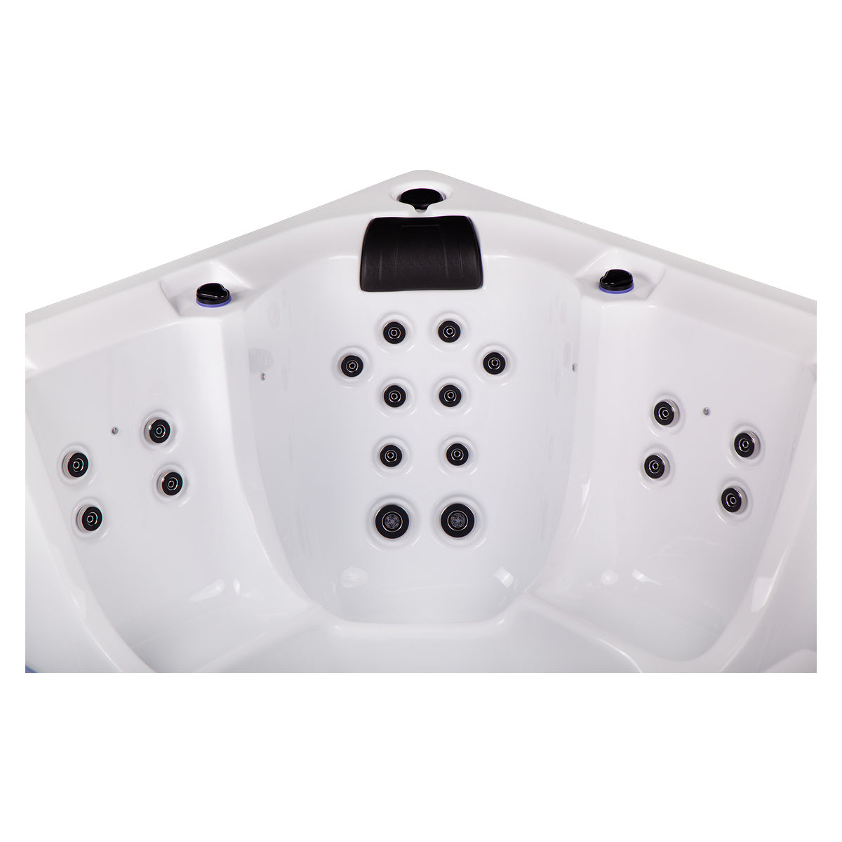Wellis Wibe Atlantis Cinema 5 places Ice White — détail du spa
