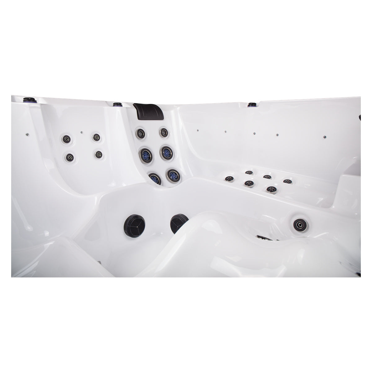 Wellis Wibe Atlantis Cinema 5 places Ice White — détail du spa