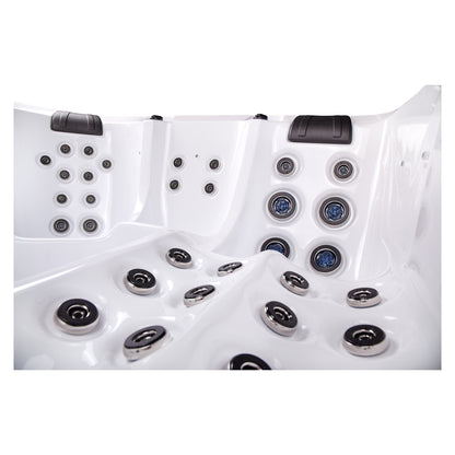 Wellis Wibe Atlantis Cinema 5 places Ice White — détail du spa