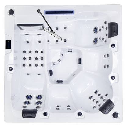 Wellis Wibe Atlantis Cinema 5 places Ice White — vue de dessus