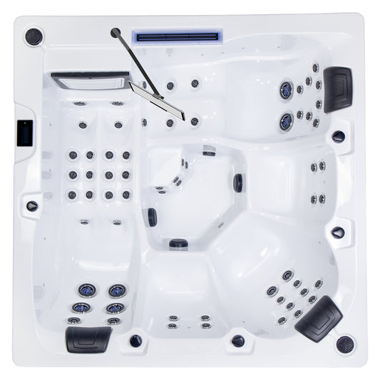 Wellis Wibe Atlantis Cinema 5 places Ice White — vue de dessus