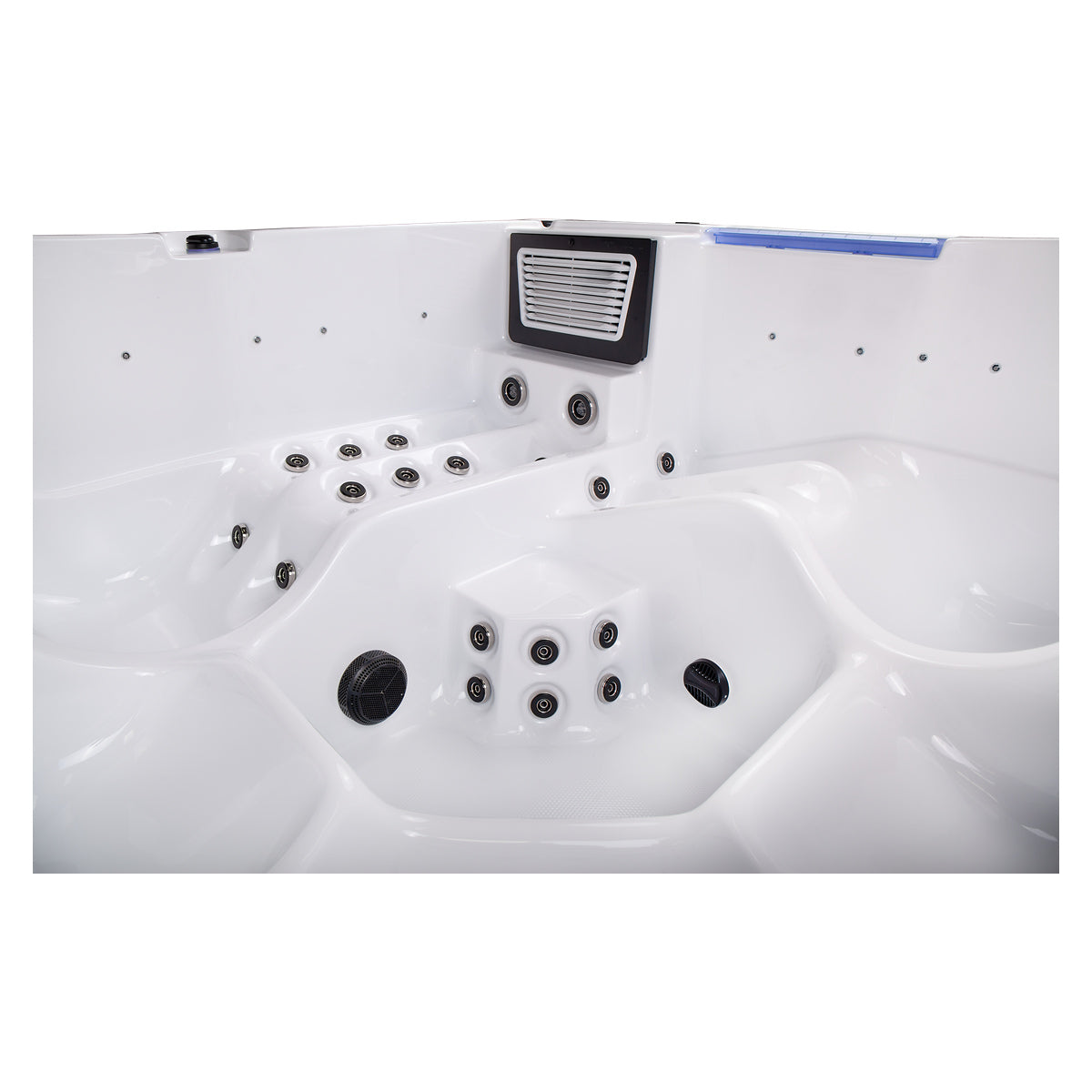 Wellis Wibe Atlantis Cinema 5 places Ice White — détail du spa