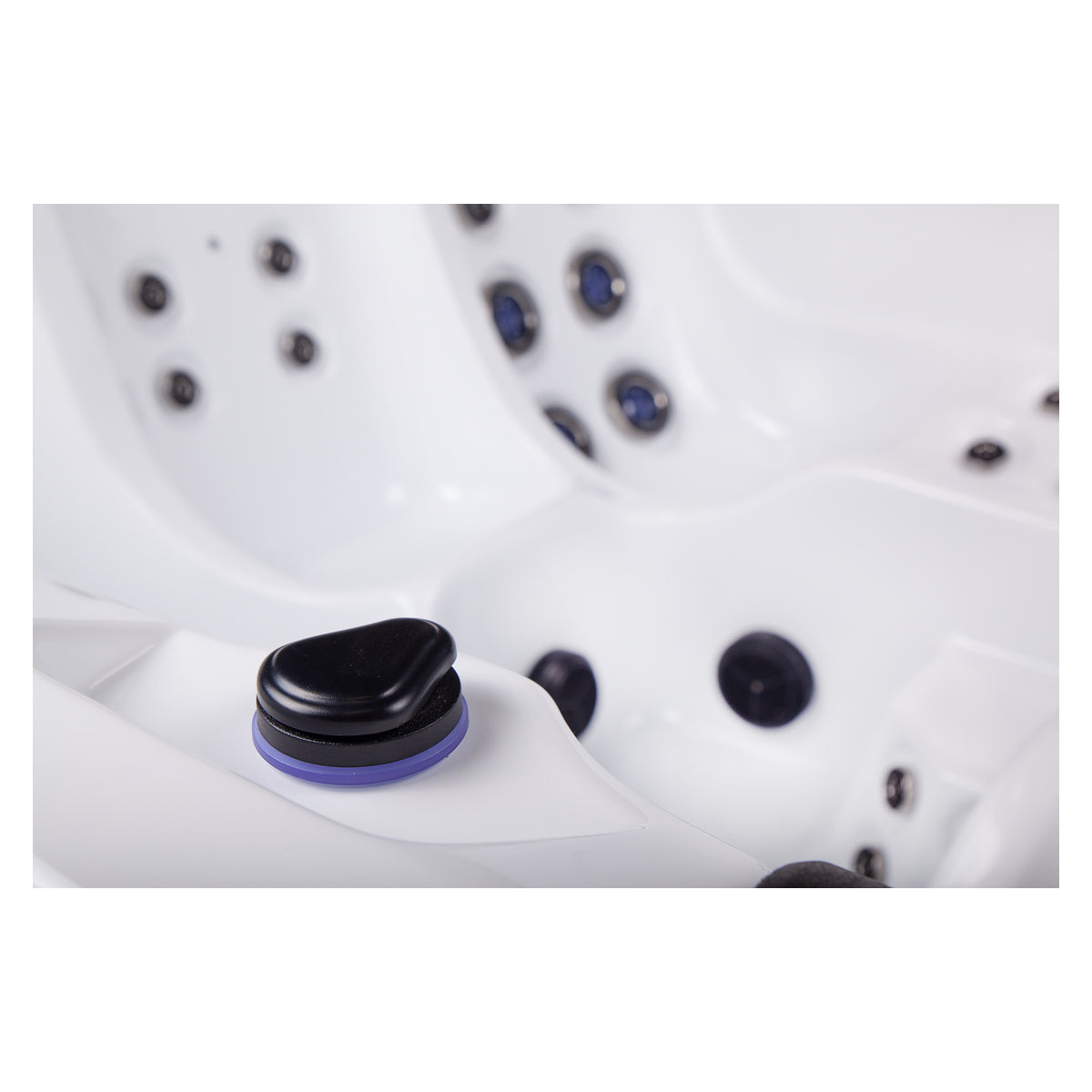 Wellis Wibe Atlantis Cinema 5 places Ice White — détail du spa