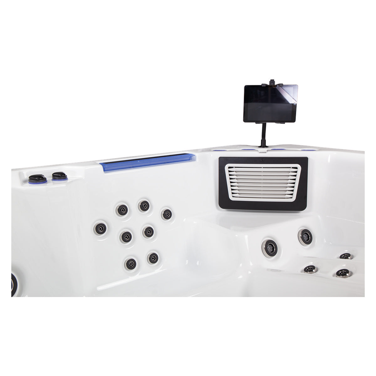 Wellis Wibe Avatar Cinema 6 places Ice White — détail du spa