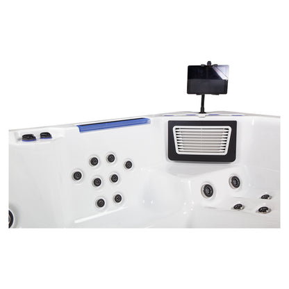 Wellis Wibe Avatar Cinema 6 places Ice White — détail du spa