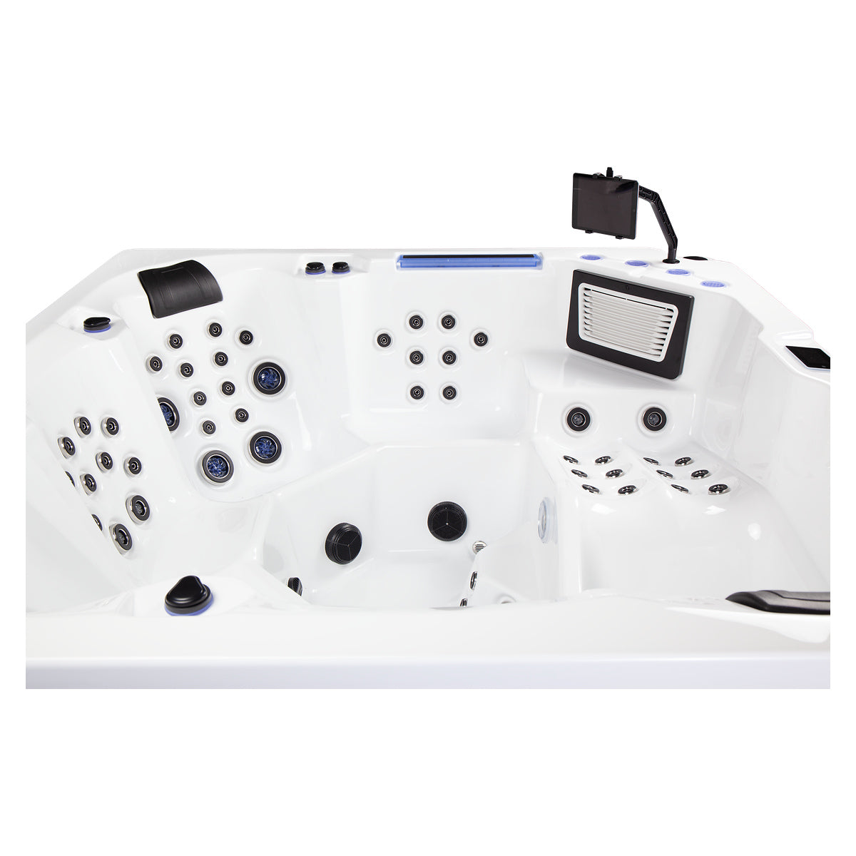 Wellis Wibe Avatar Cinema 6 places Ice White — détail du spa