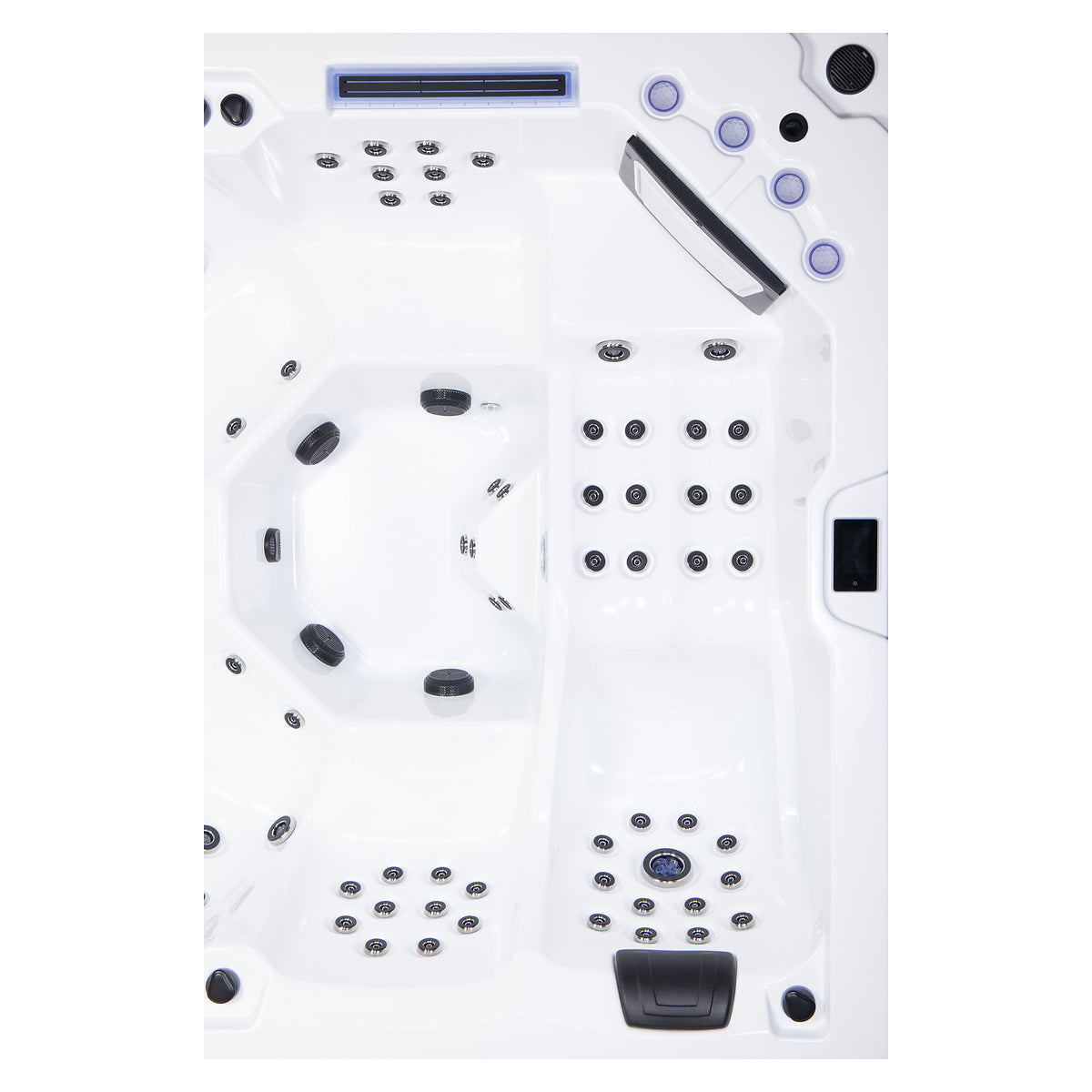 Wellis Wibe Avatar Cinema 6 places Ice White — détail du spa