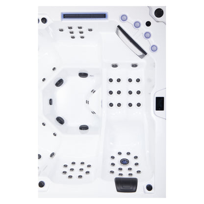 Wellis Wibe Avatar Cinema 6 places Ice White — détail du spa