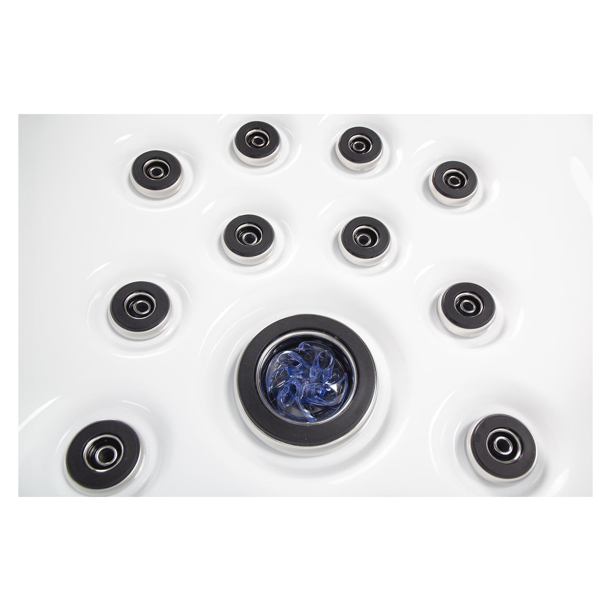 Wellis Wibe Avatar Deluxe 6 places Ice White — détail du spa
