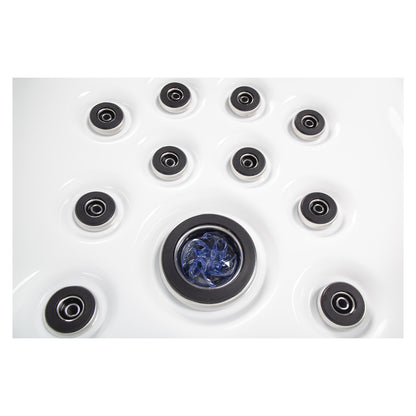 Wellis Wibe Avatar Deluxe 6 places Ice White — détail du spa