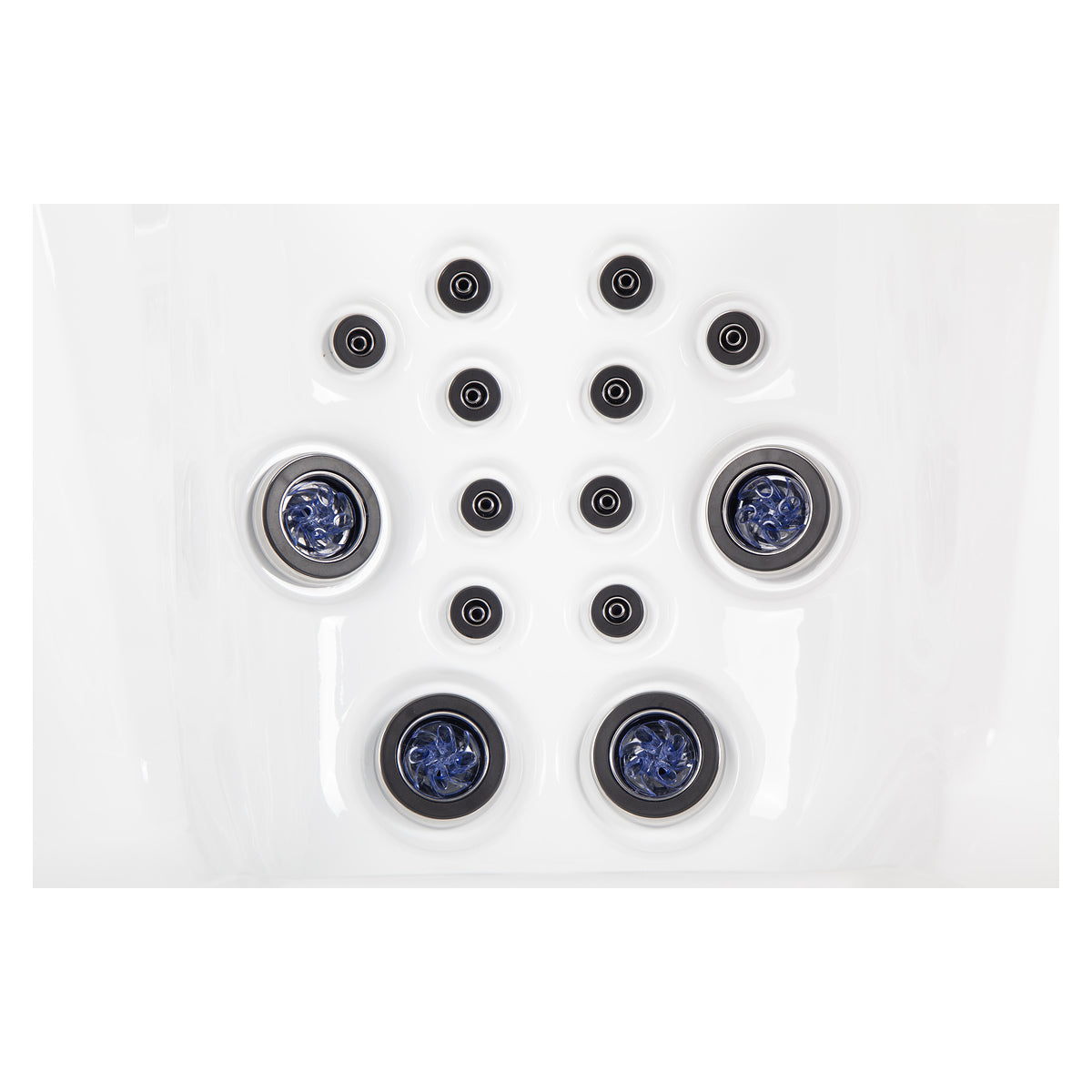 Wellis Wibe Avatar Deluxe 6 places Ice White — détail du spa